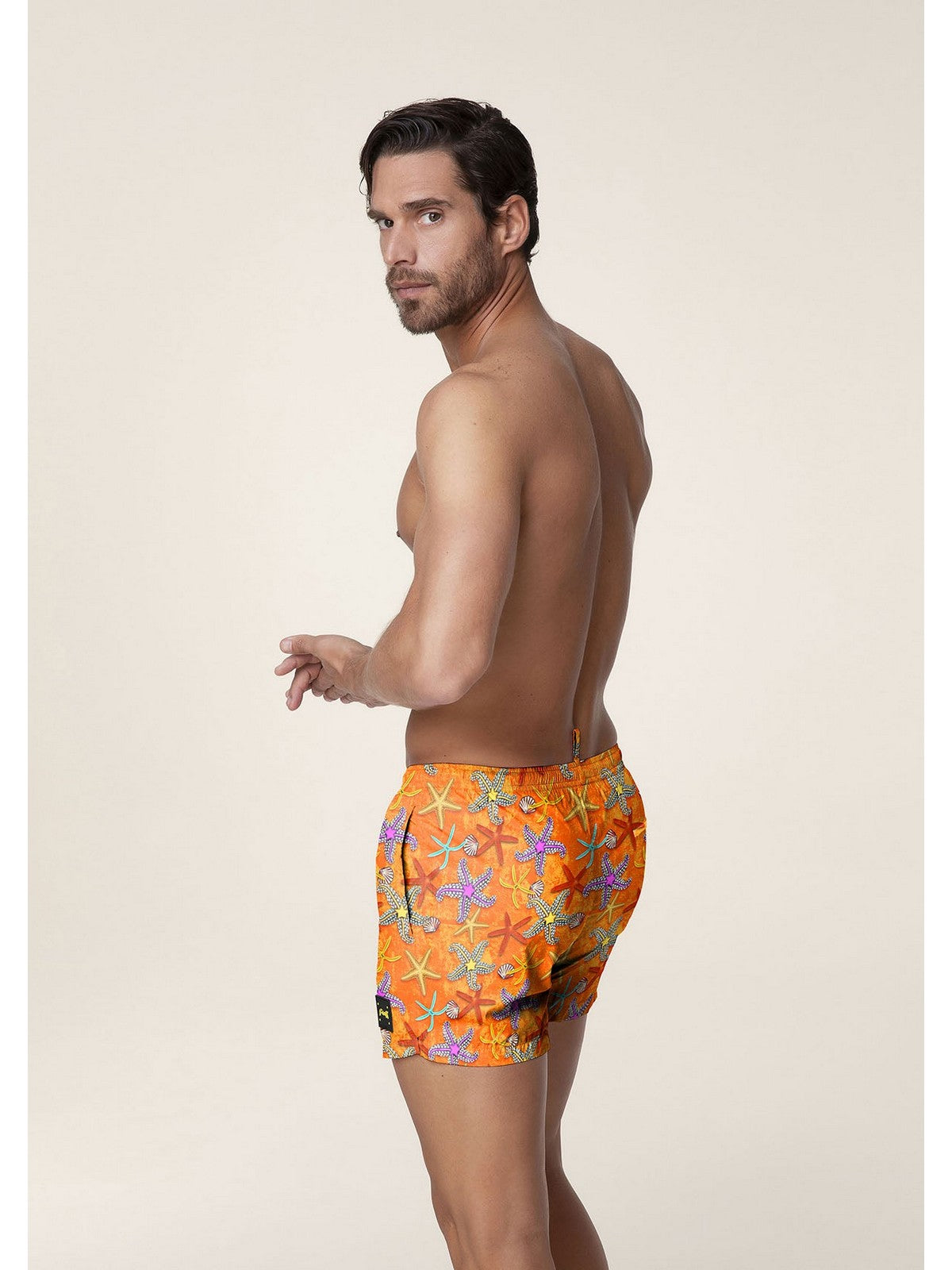 F**K Costume da bagno Uomo  FK24-2040X04 Arancione - Stilato