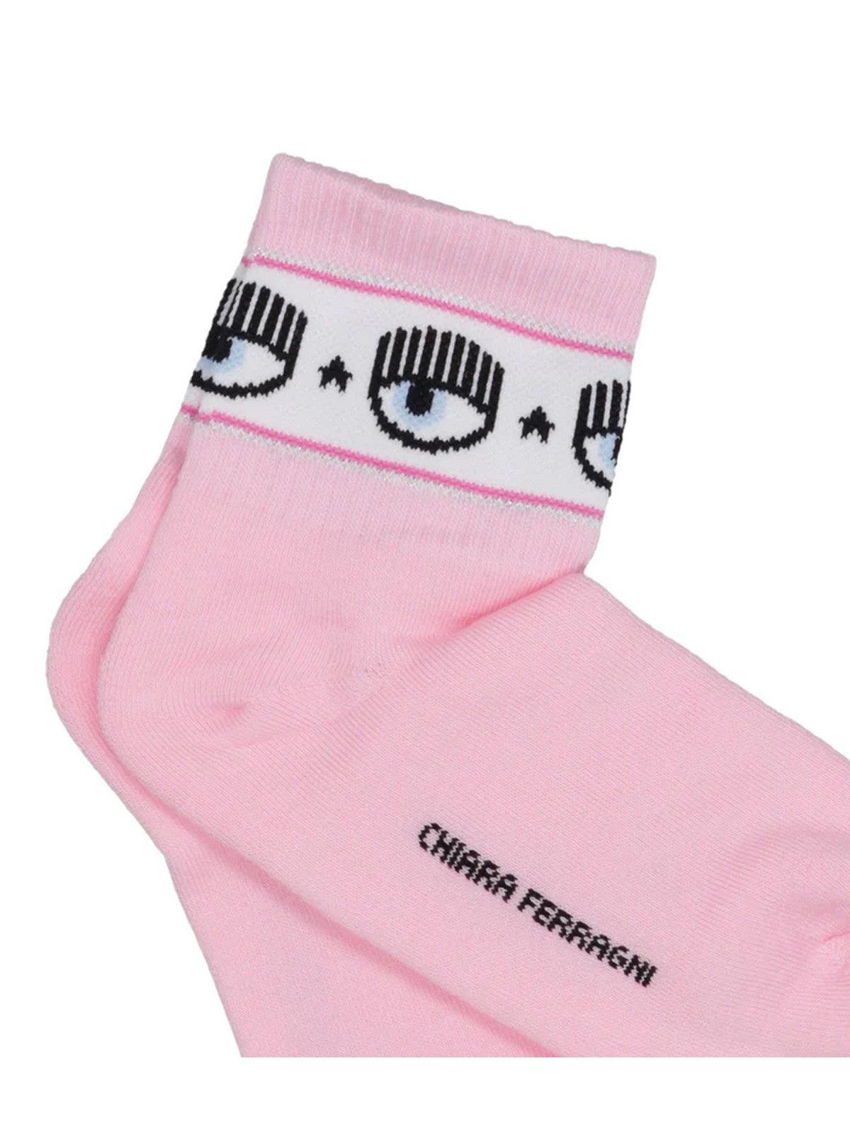 CHIARA FERRAGNI Calzini Donna  75SB0J21 ZG043 439 Rosa - Stilato