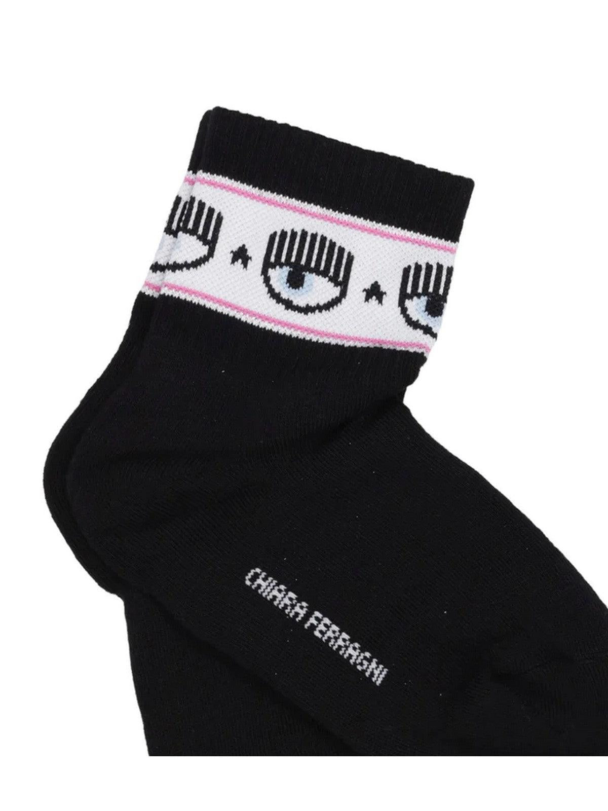 CHIARA FERRAGNI Calzini Donna  75SB0J21 ZG043 899 Nero - Stilato