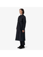 K-WAY Trench Donna JESEL TECH WOOL BLEND K51365W AR0 Blu - Stilato