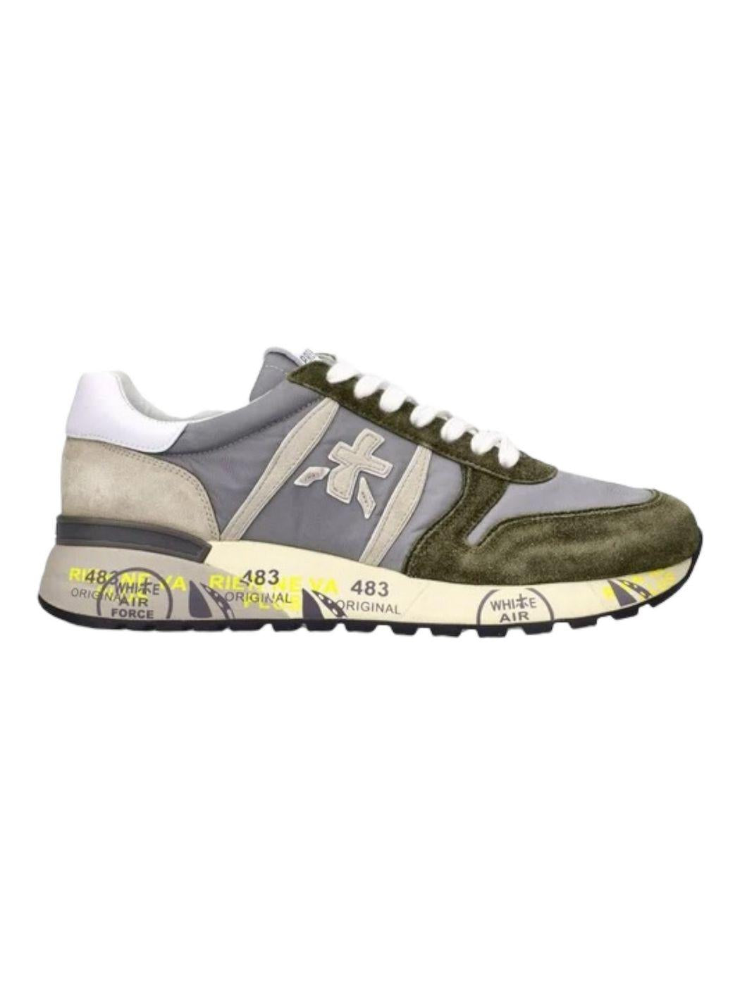 PREMIATA Sneaker Uomo Lander LANDER VAR 5195 Grigio - Stilato