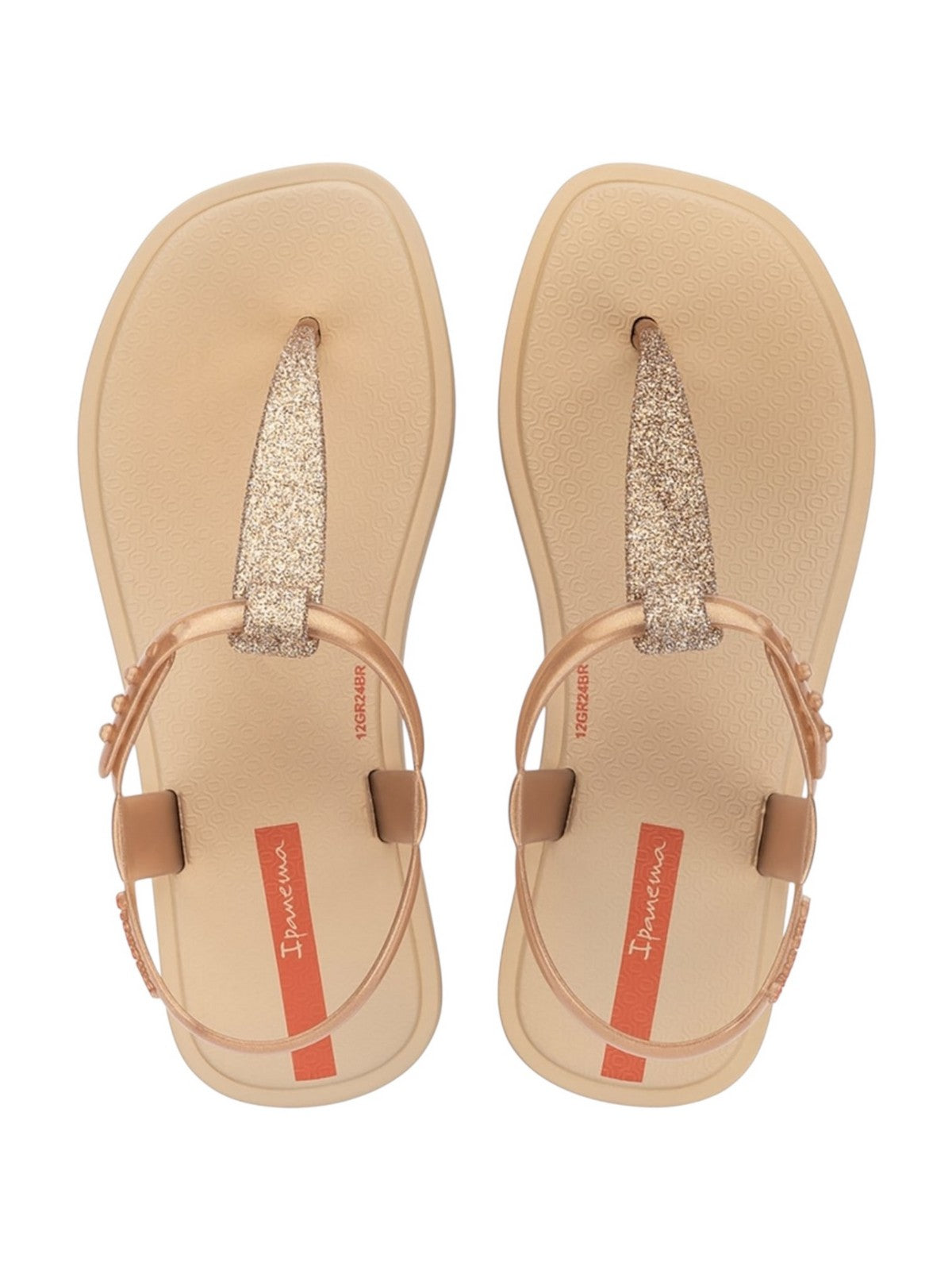 Sandale fille IPANEMA IP.83706 BD033 BEIGE/PAILLETTES/ROUGE