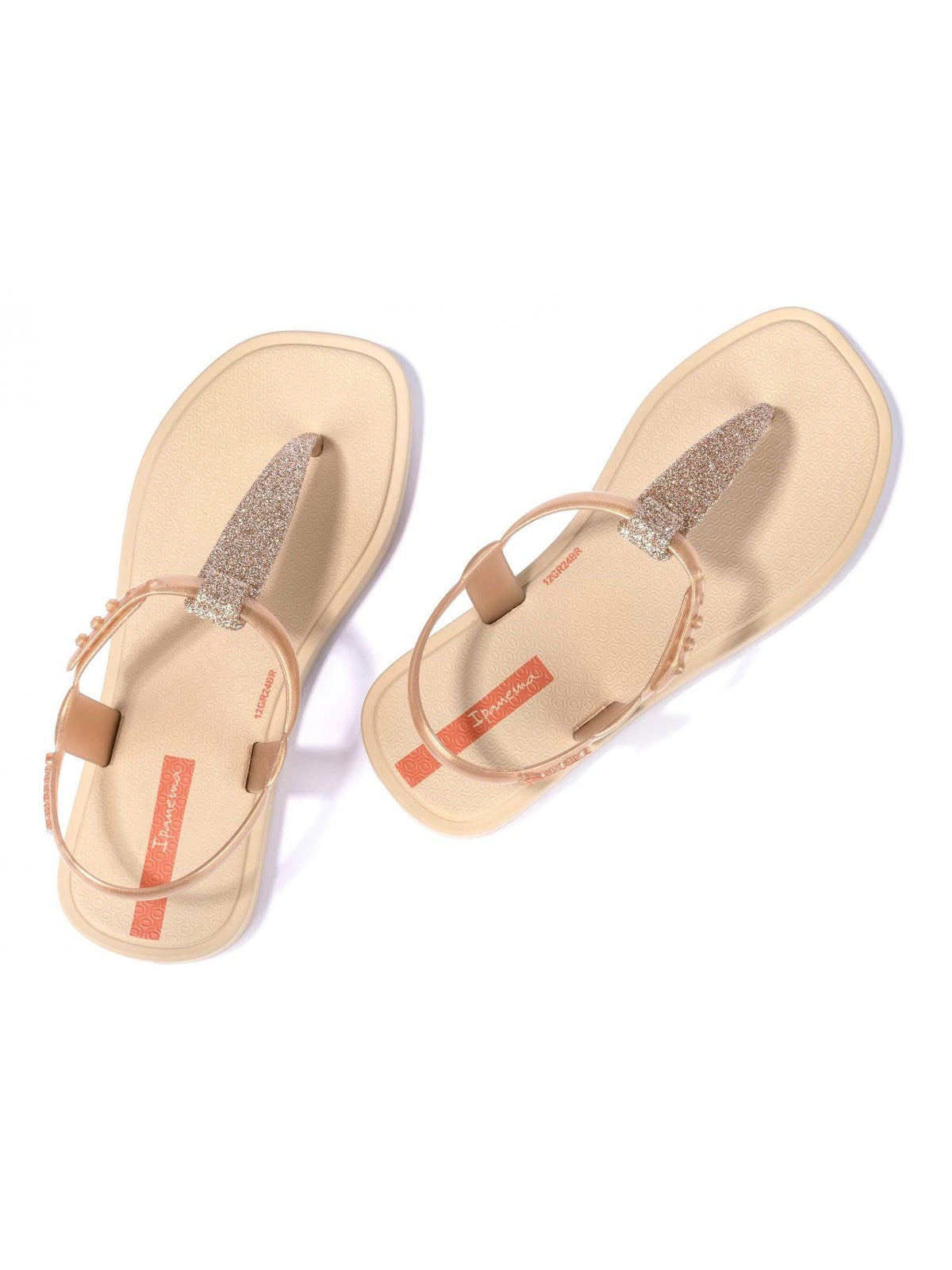 Sandale fille IPANEMA IP.83706 BD033 BEIGE/PAILLETTES/ROUGE