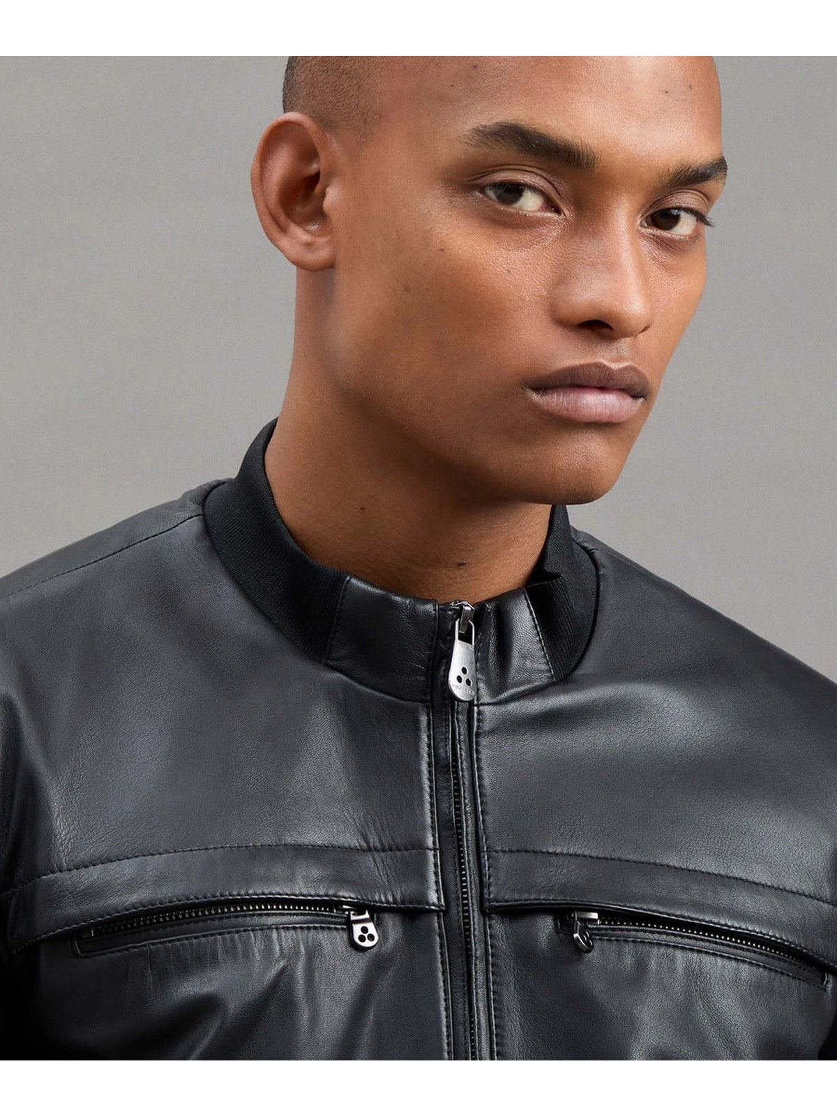 PEUTEREY Giubbino Uomo SANDS LEATHER WS 06 PEU5372 99011855 NER Nero - Stilato