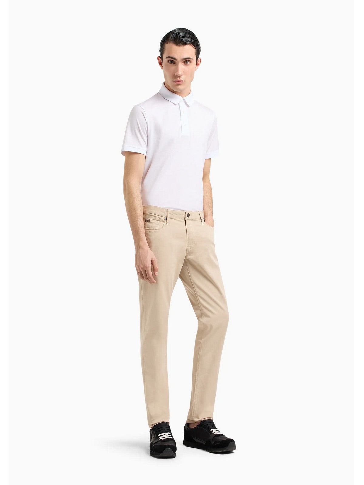 EMPORIO ARMANI T-Shirt e Polo Uomo 8N1F96 1JUVZ 0100 Bianco - Stilato