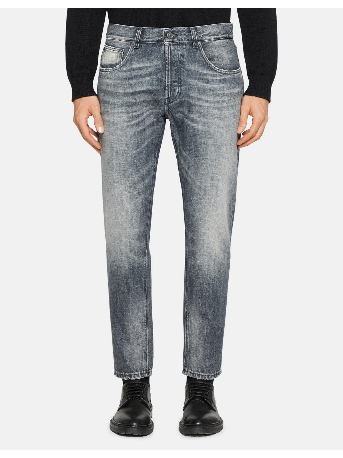 Jeans Vita Bassa Grigio Dondup Uomo - Dian UP576 DFH270U HT1 800 - Stilato