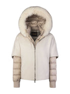 MOORER Piumino Donna PEGASO-CWR MODGI300009 U0118 Beige - Stilato