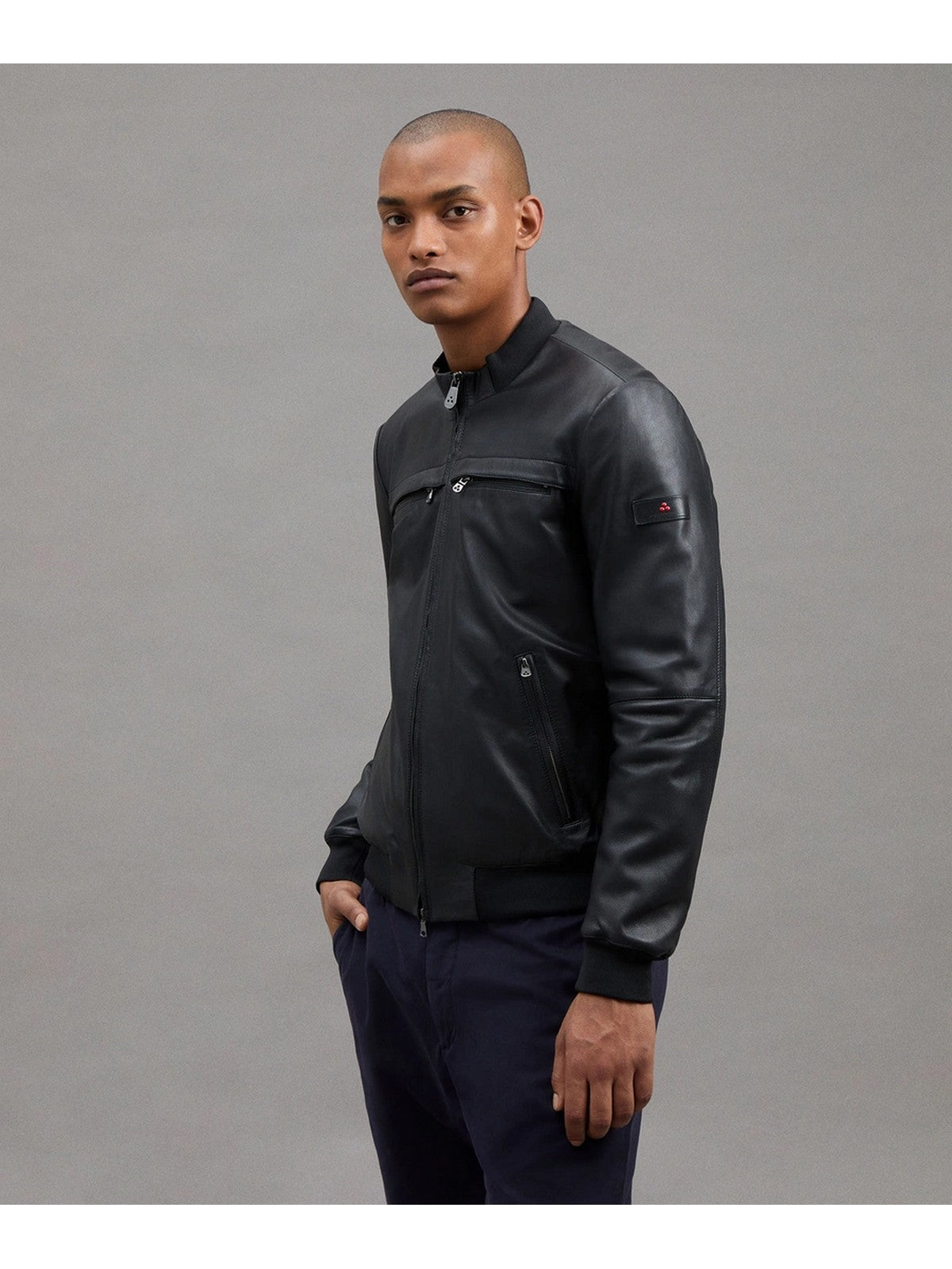 PEUTEREY Giubbino Uomo SANDS LEATHER WS 06 PEU5372 99011855 NER Nero - Stilato