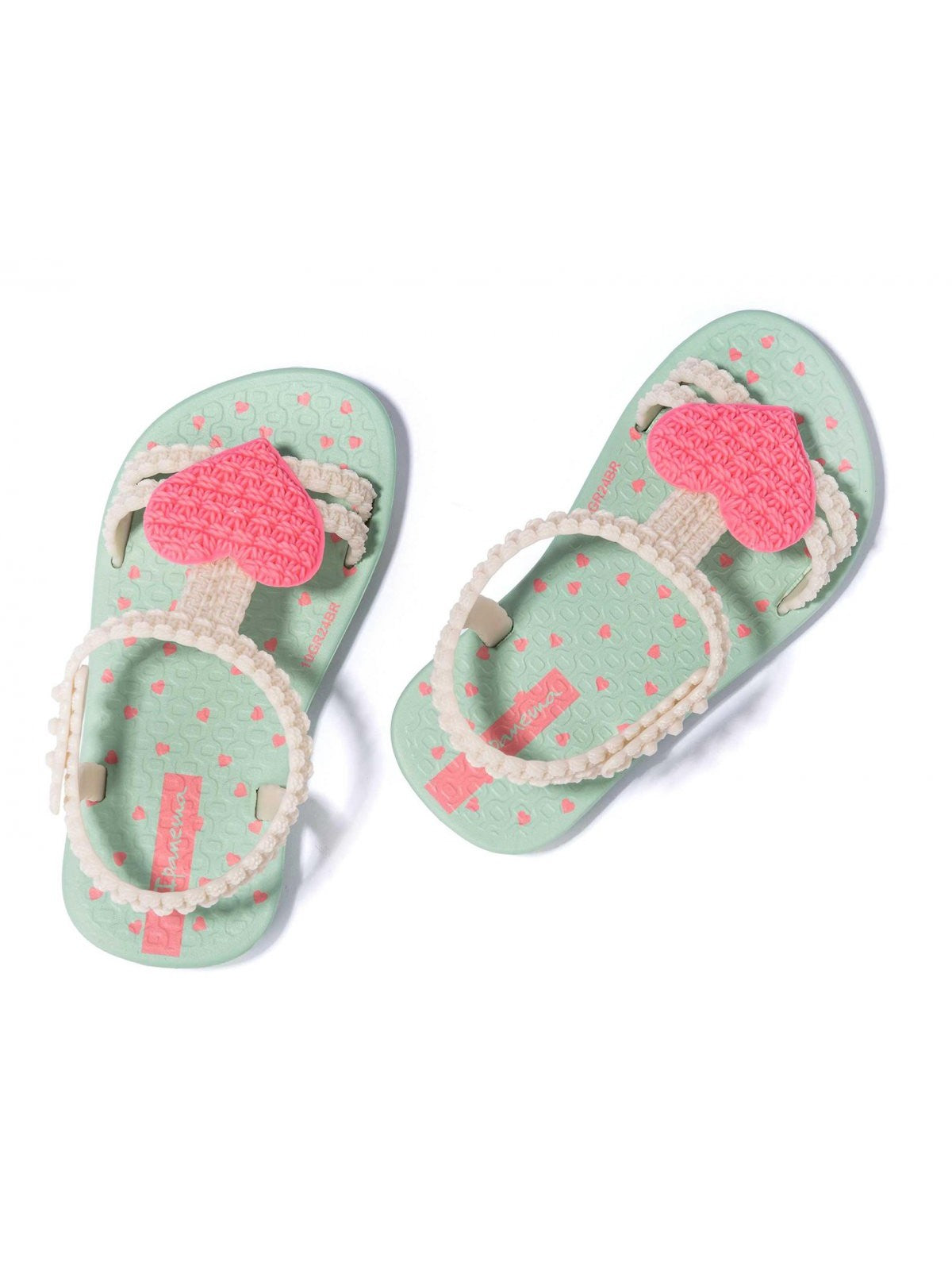 Sandale IPANEMA pour fille IP.81997 BC820 VERT/BEIGE/ROSE