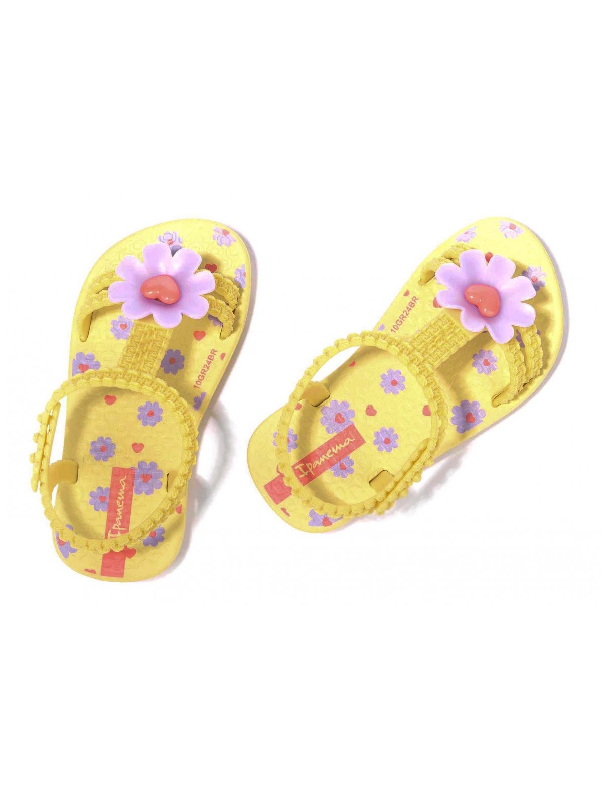Sandale IPANEMA pour fille IP.83355 BC654 JAUNE/LILAS