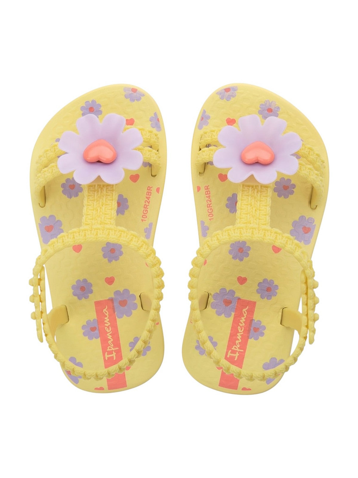 Sandale IPANEMA pour fille IP.83355 BC654 JAUNE/LILAS