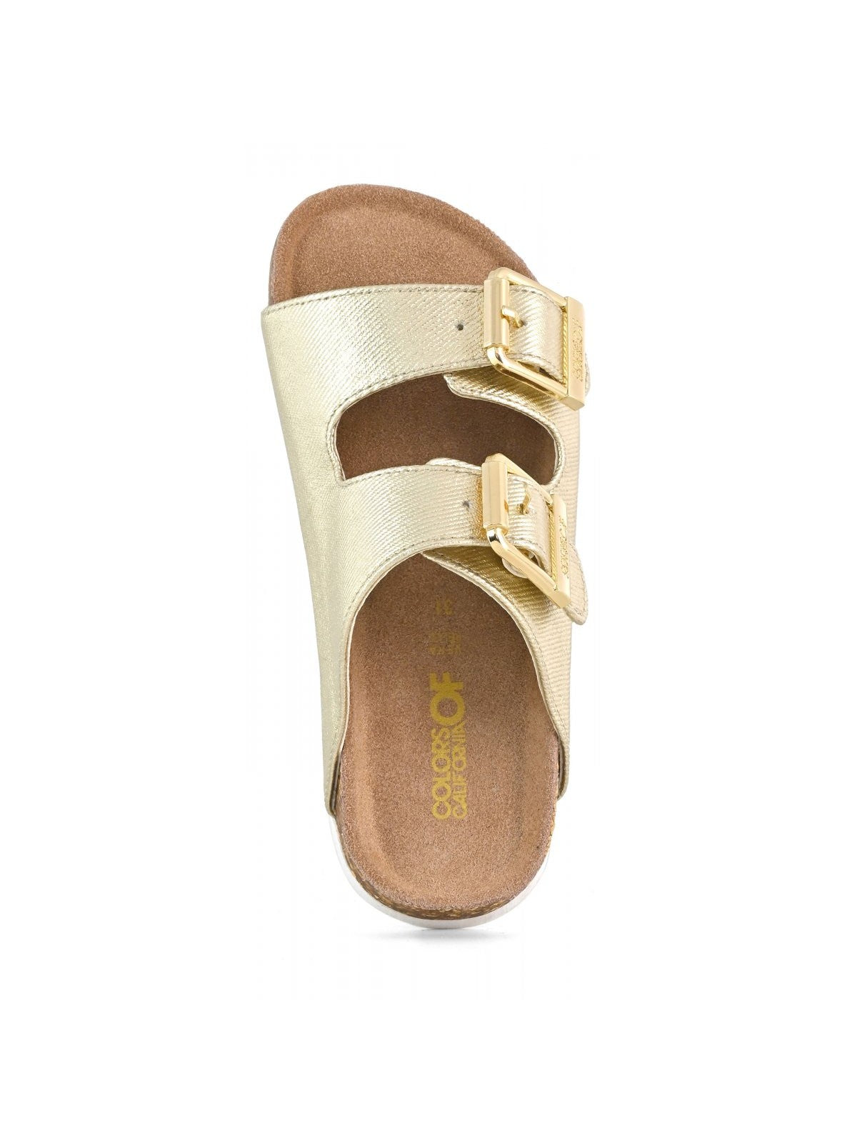 Sandale fille COLORS OF CALIFORNIA en tissu laminé HC.2507 GOL GOLD