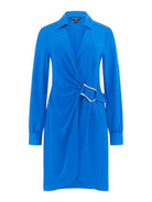 MARCIANO Abito Donna AUSTIN WRAP DRESS 4GGK40 6230Z G7R4 Blu - Stilato