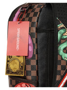 SPRAYGROUND Zaino Uomo Street art snake 910B4792NSZ Marrone - Stilato