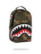 SPRAYGROUND Zaino Uomo $ Pattern over camo 910B5084NSZ Verde - Stilato