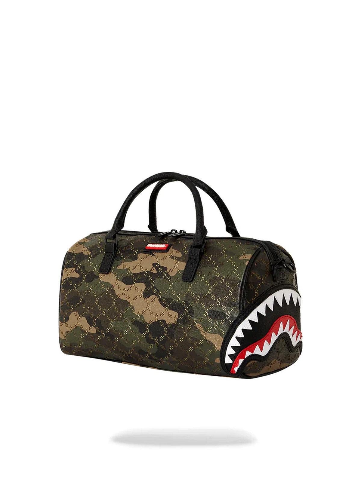 SPRAYGROUND Borsa Donna $ Pattern over camo 910D5551NSZ Verde - Stilato