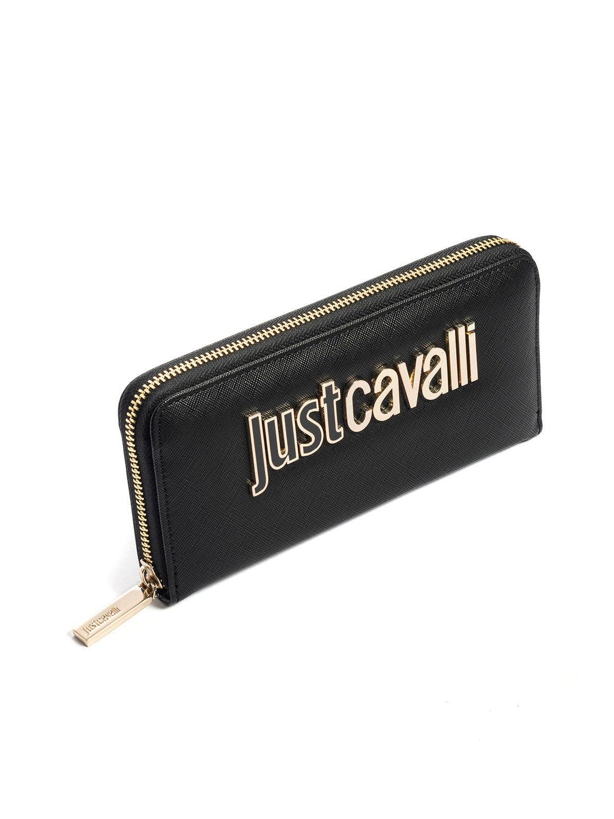 JUST CAVALLI Portafoglio Donna 75RA5PB1 ZS766 899 Nero - Stilato