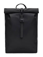 RAINS Zaino Unisex adulto Rolltop Rucksack Mini W3 13330 01 Black Nero - Stilato