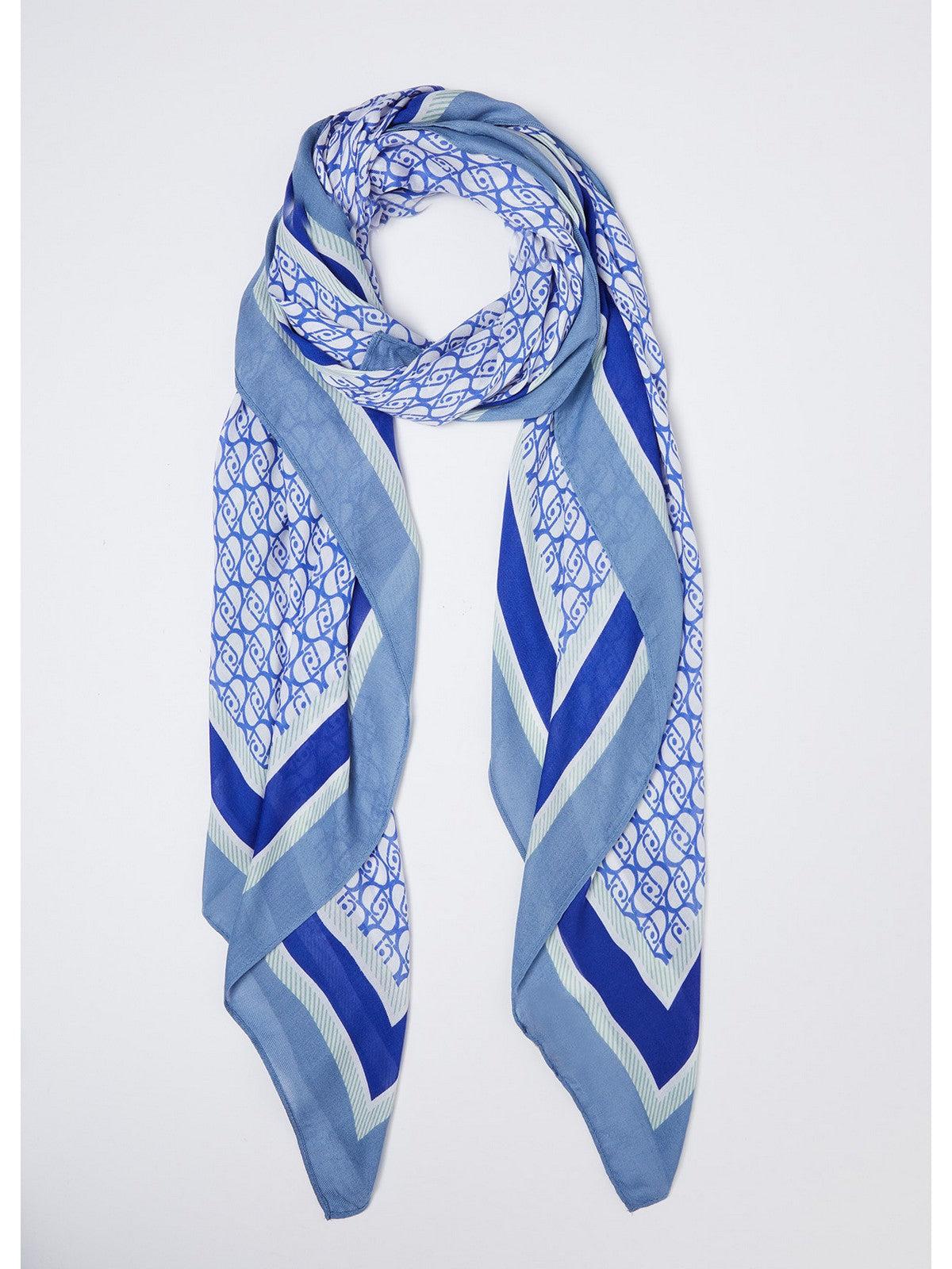 LIU JO SOFT Foulard Donna 2A4033T0300 64018 Blu - Stilato