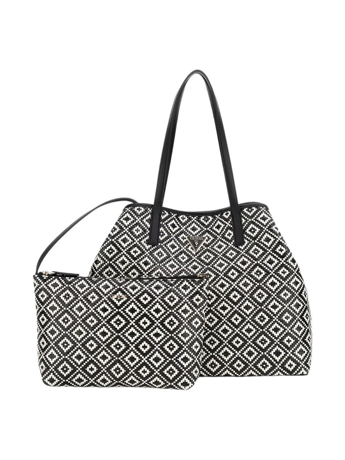 GUESS Borsa Donna Vikky Ii Large Tote HWWR93 18290 BLA Nero - Stilato