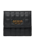 GUESS Portafoglio Donna Tia Slg Medium Zip A SWQA91 87440 BLA Nero - Stilato