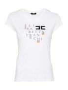 ELISABETTA FRANCHI T-Shirt e Polo Donna MA00841E2 270 Bianco - Stilato