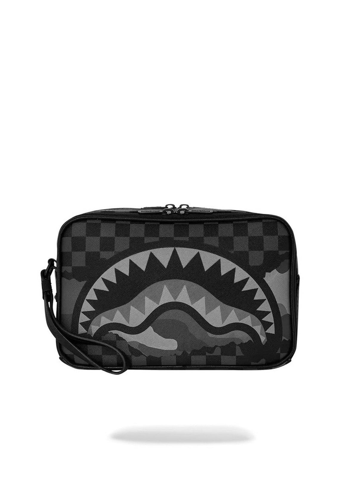 SPRAYGROUND Pochette Uomo SPLIT UP CAMO TEAR TOILETRY BRICK 910B6583NSZ Grigio - Stilato