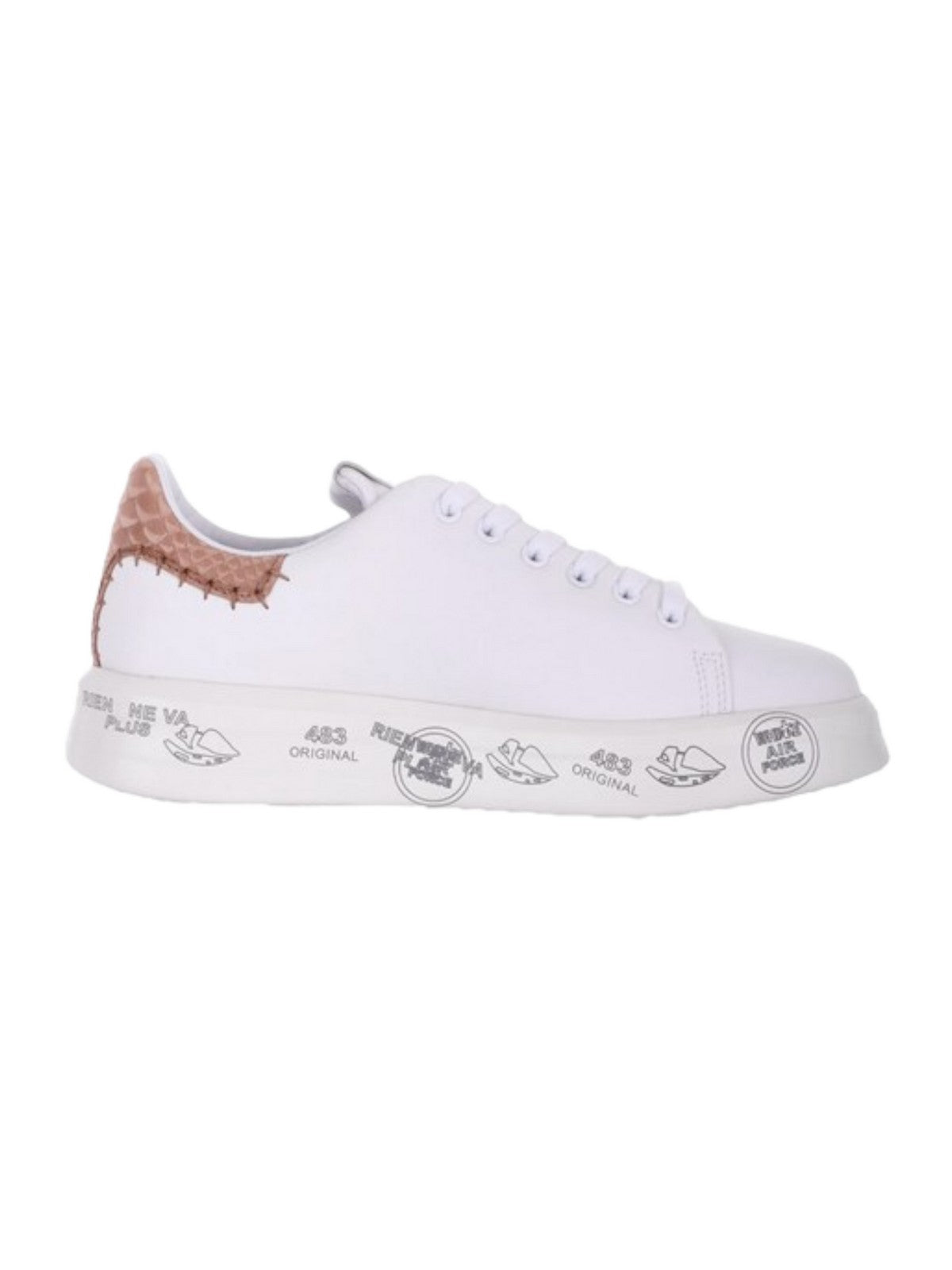 PREMIATA Sneaker Donna BELLE VAR 6279 Bianco - Stilato