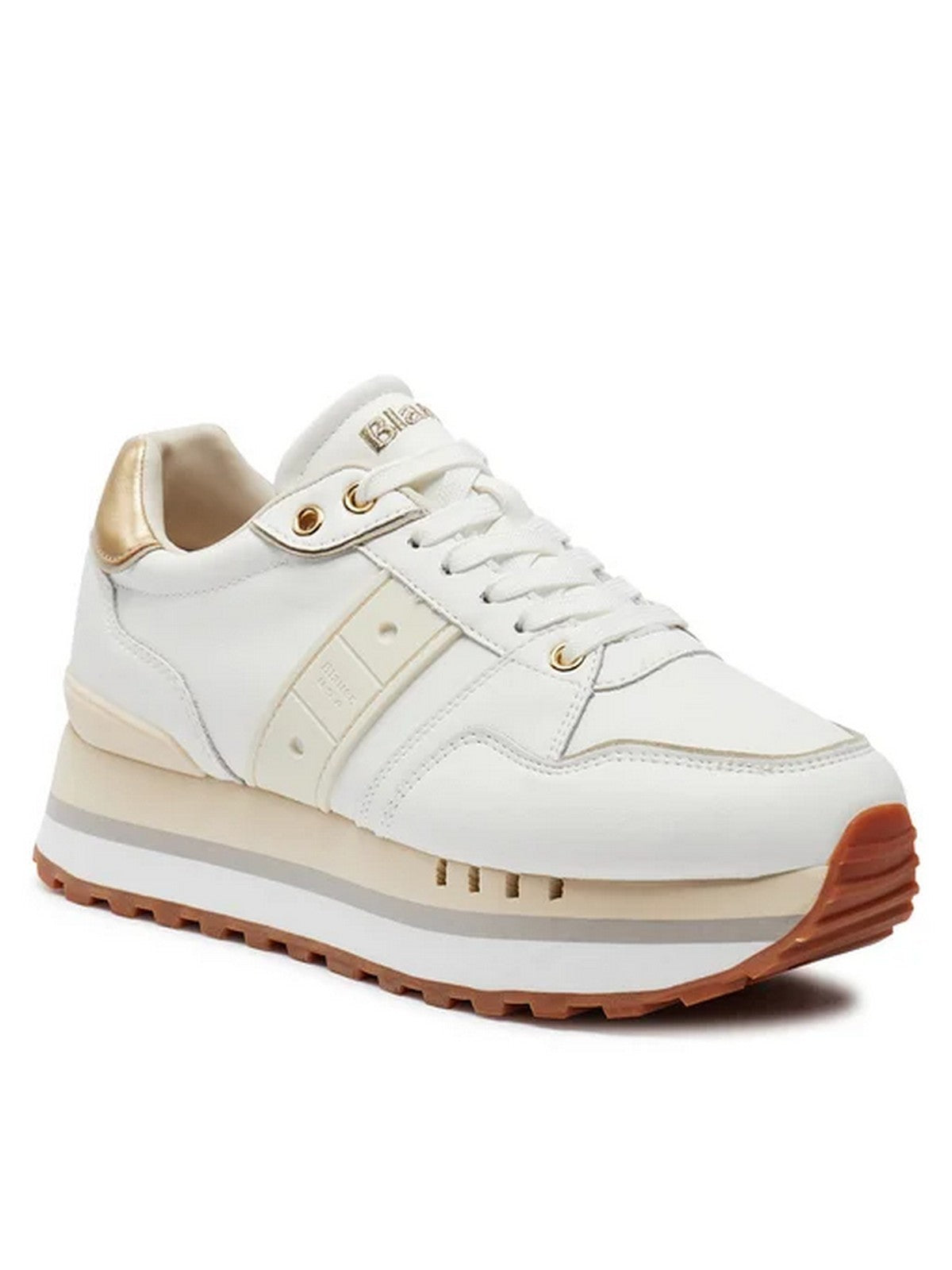 BLAUER Sneaker Donna EPPS01 S4EPPS01/LEA WHI Bianco - Stilato