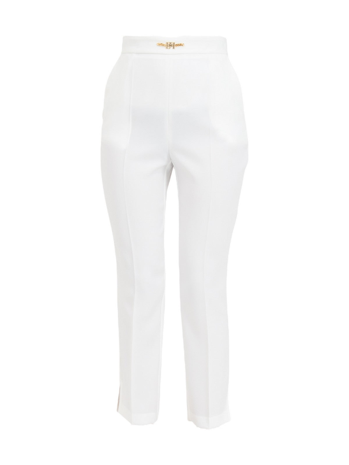 ELISABETTA FRANCHI Pantalone Donna PA02341E2 360 Avorio - Stilato