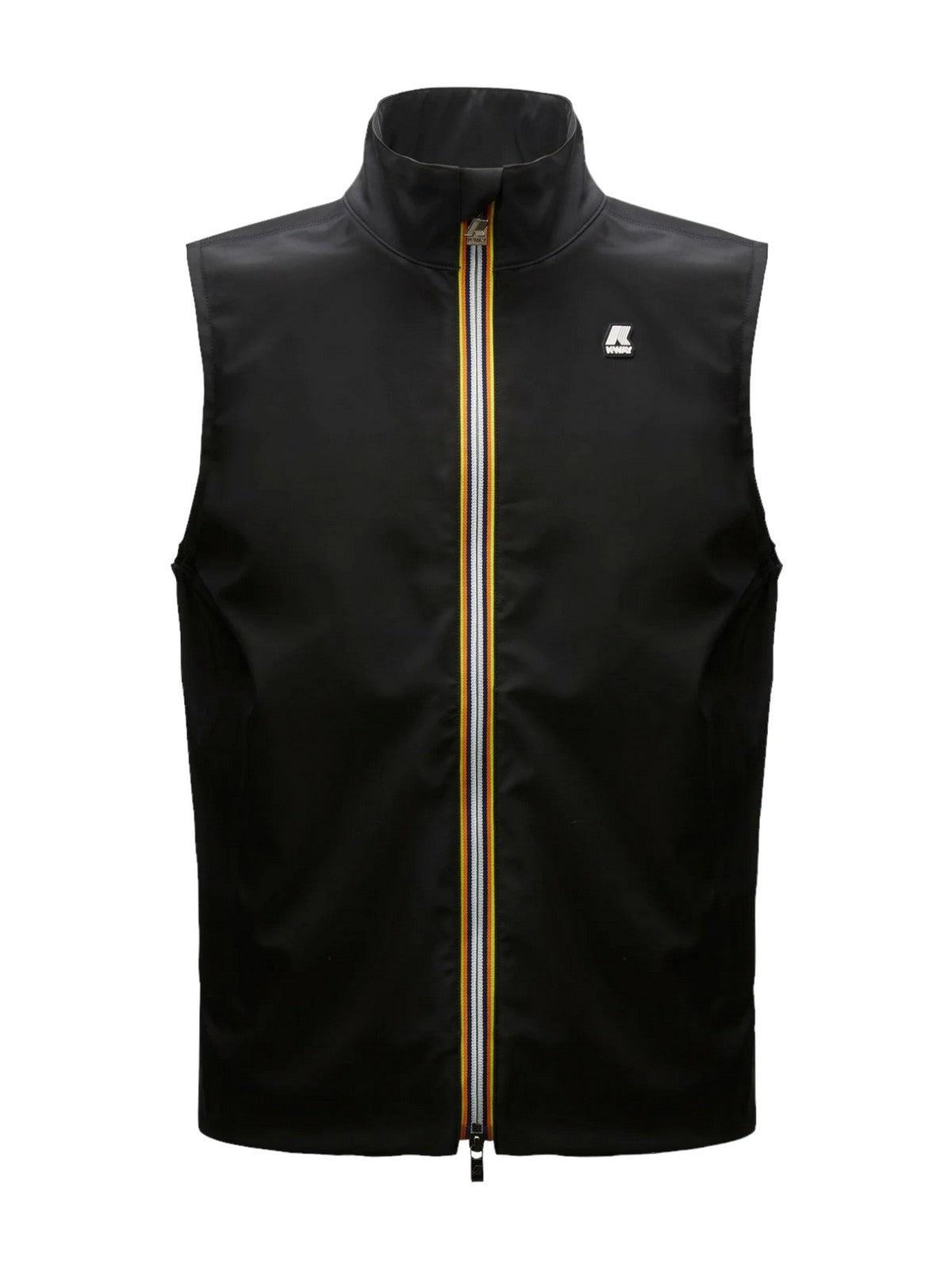 K-WAY Gilet Uomo Haris bonded jersey K4115BW Blu - Stilato