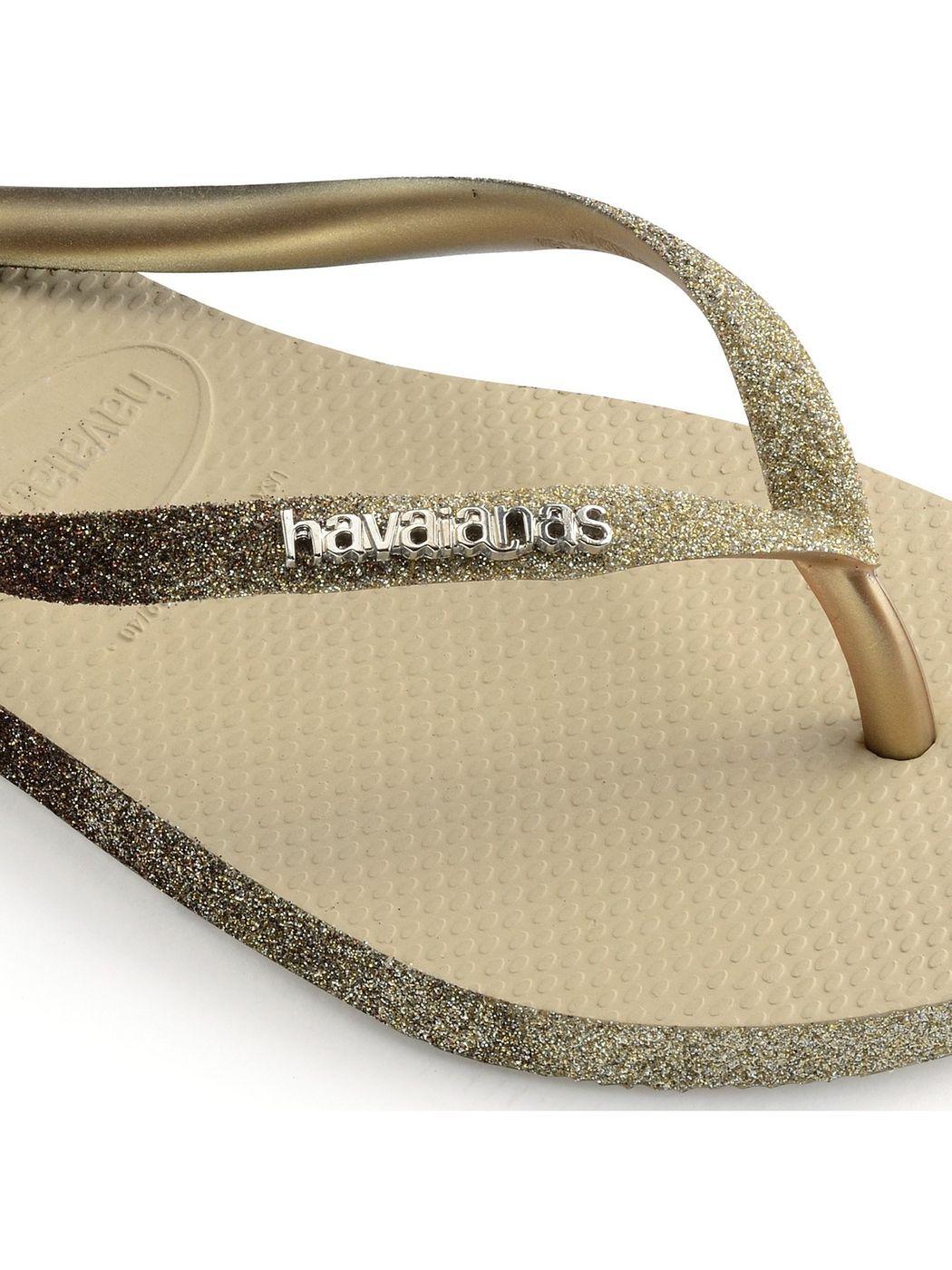 HAVAIANAS Infradito Donna SLIM SPARKLE ME FC 4146093.0154 Beige - Stilato