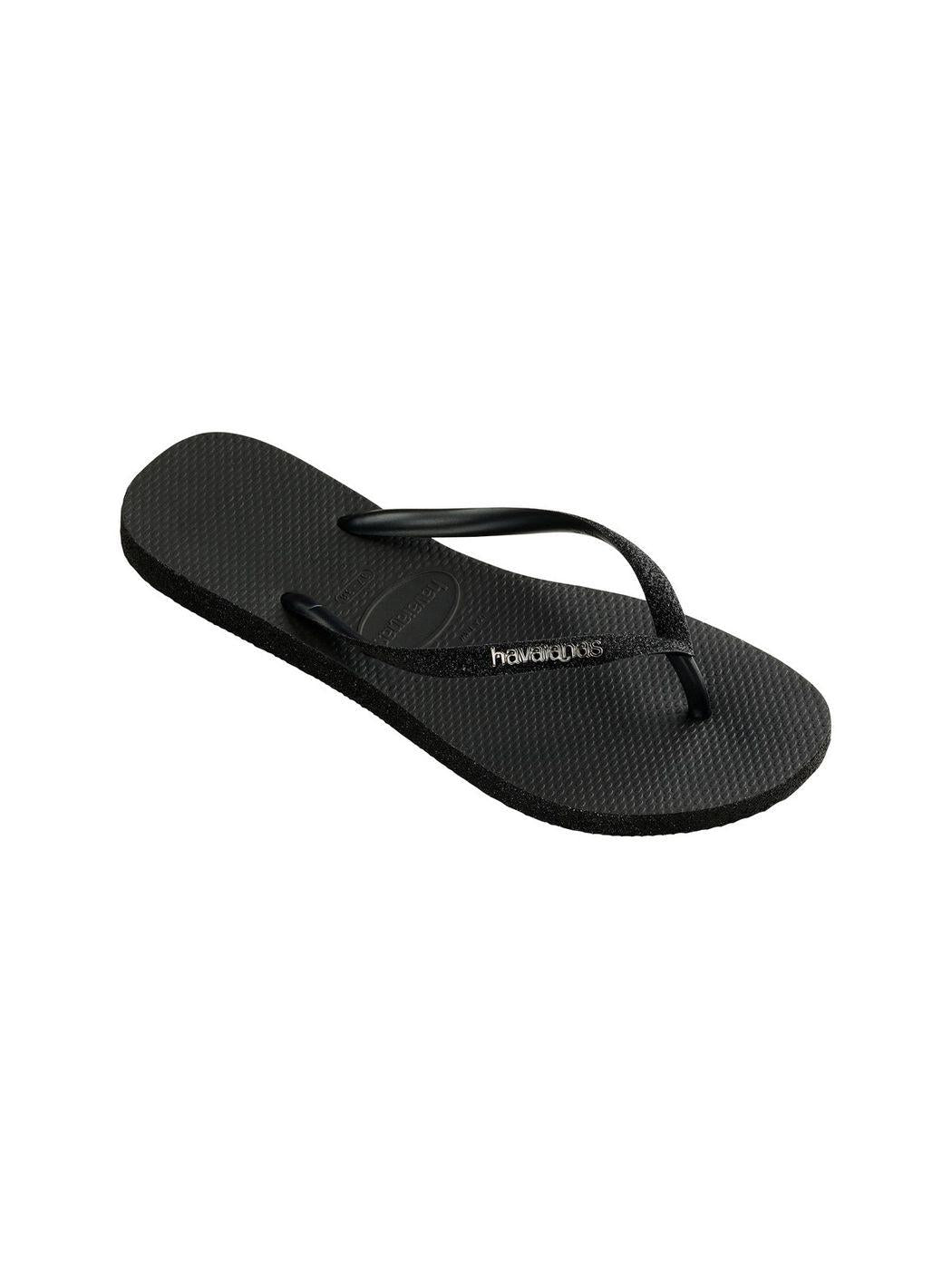 HAVAIANAS Infradito Donna SLIM SPARKLE ME FC 4146093.0090 Nero - Stilato