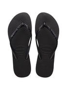 HAVAIANAS Infradito Donna Hav. Slim Glitter II 4146975.4057 Nero - Stilato