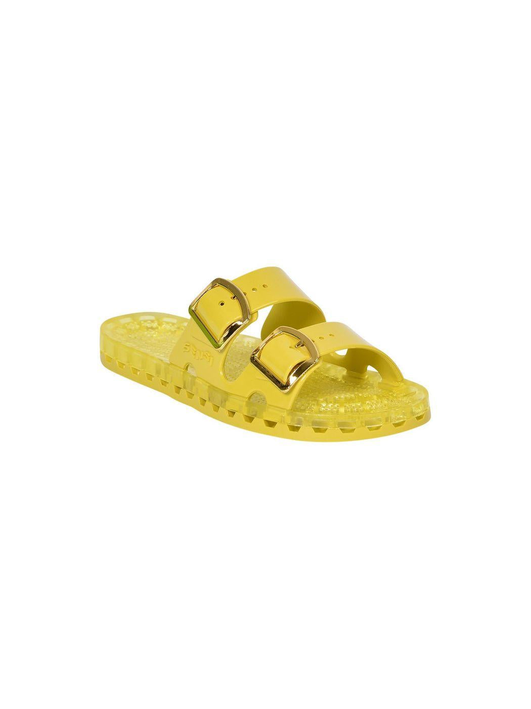 SENSI Ciabatta Donna La jolla flamingo 4151/FL 348 Giallo - Stilato