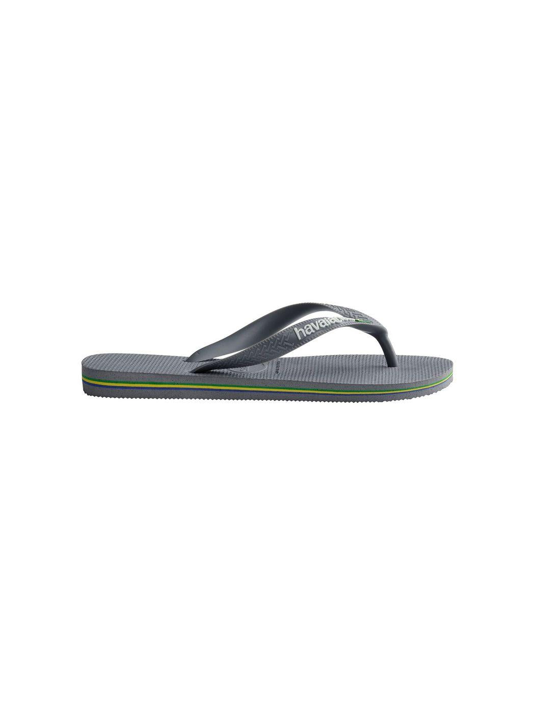 HAVAIANAS Infradito Unisex adulto Hav. Brasil 4110850.5002 Grigio - Stilato