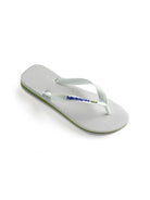 HAVAIANAS Infradito Unisex adulto Hav. Brasil logo 4110850.0001 Bianco - Stilato