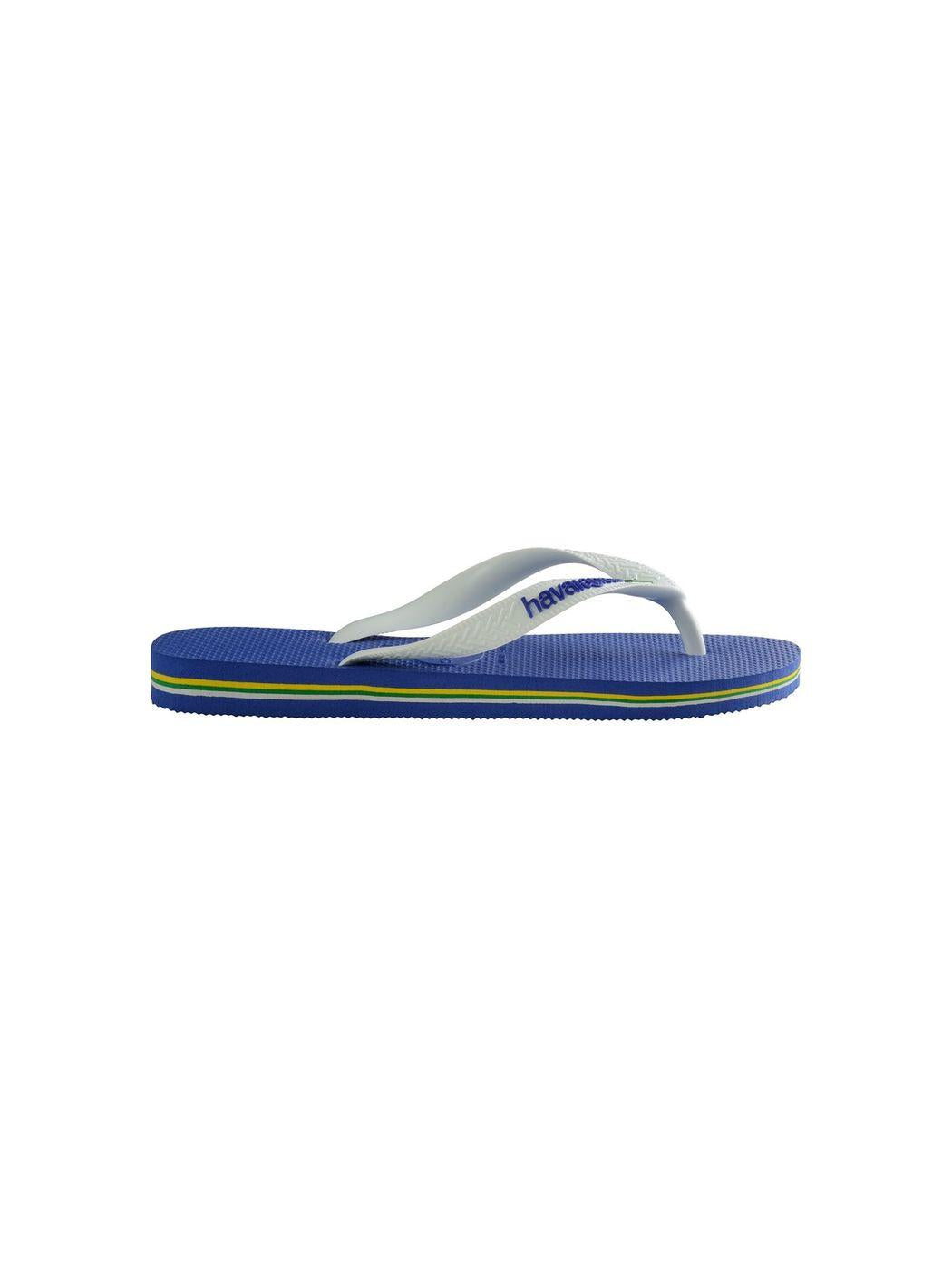 HAVAIANAS Infradito Unisex adulto Hav. Brasil logo 4110850.2711 Blu - Stilato