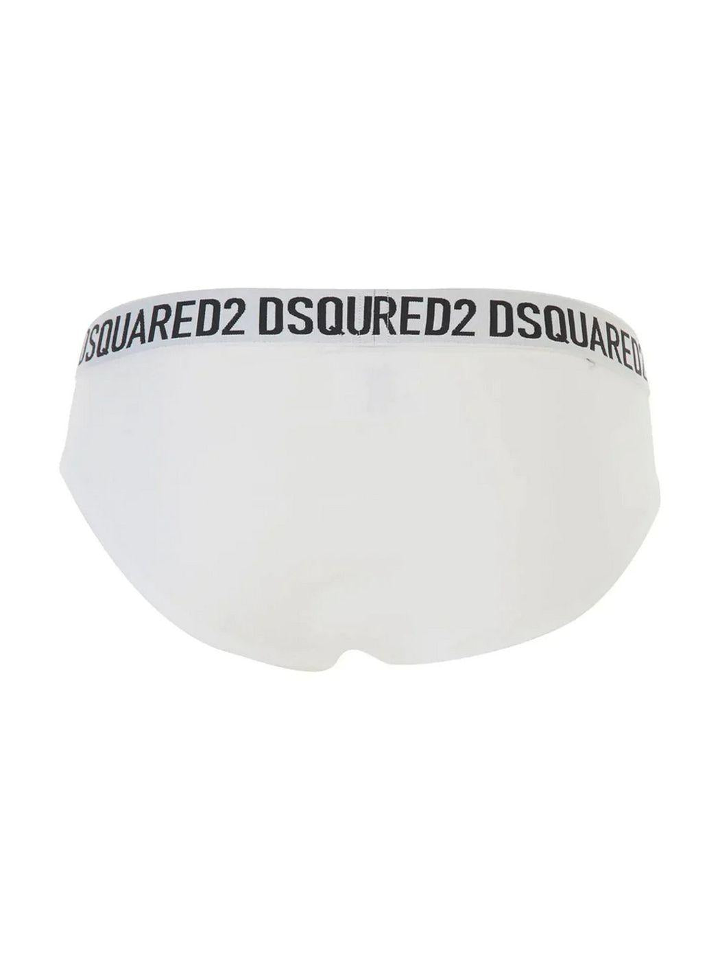 DSQUARED2 Slip Uomo D9L613610 100 Bianco - Stilato