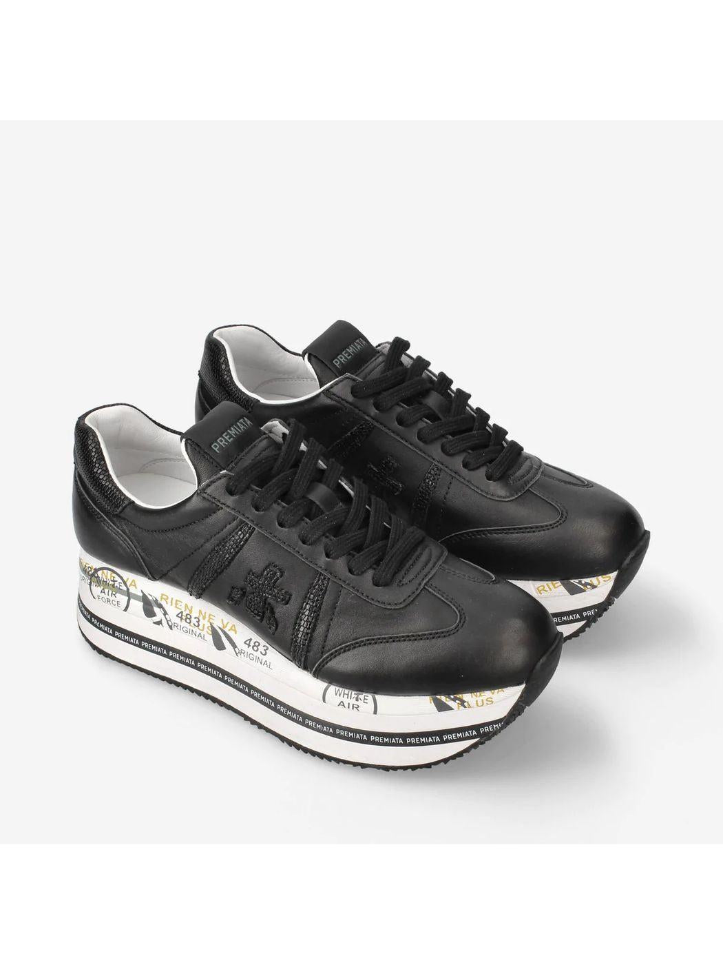 PREMIATA Sneaker Donna BETH VAR 6012 Nero - Stilato