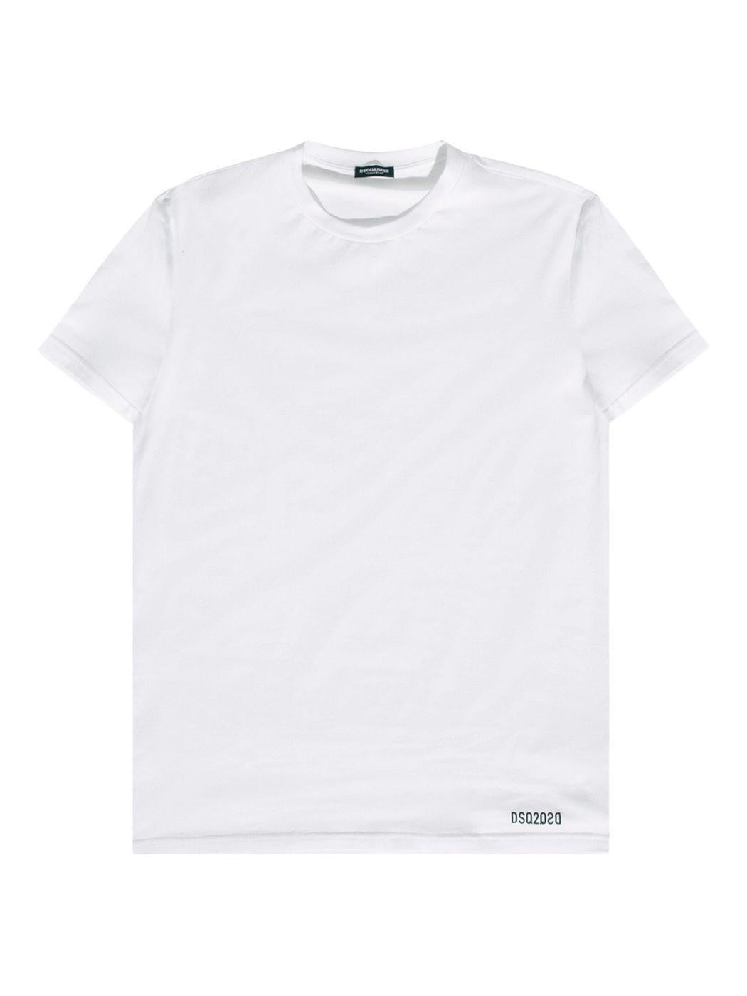 DSQUARED2 T-Shirt e Polo Uomo D9M203490 100 Bianco - Stilato