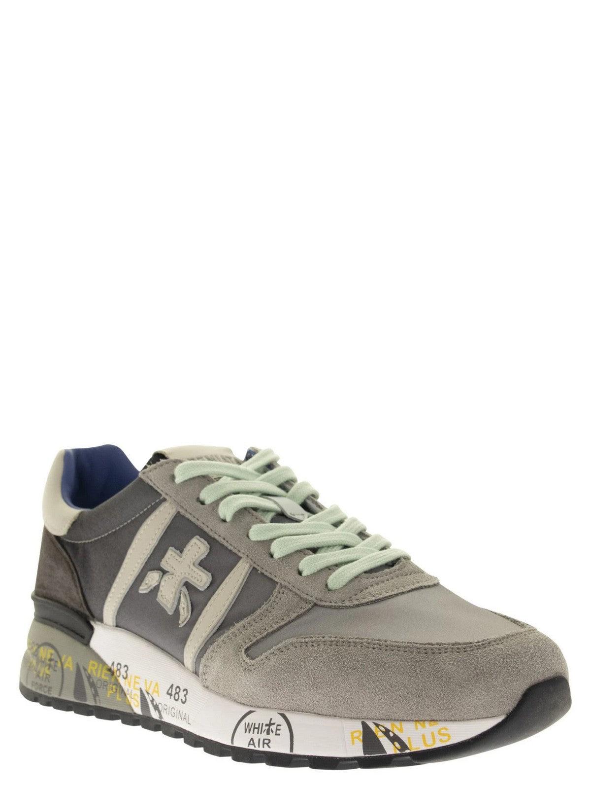 PREMIATA Sneaker Uomo LANDER VAR 4586 Grigio - Stilato