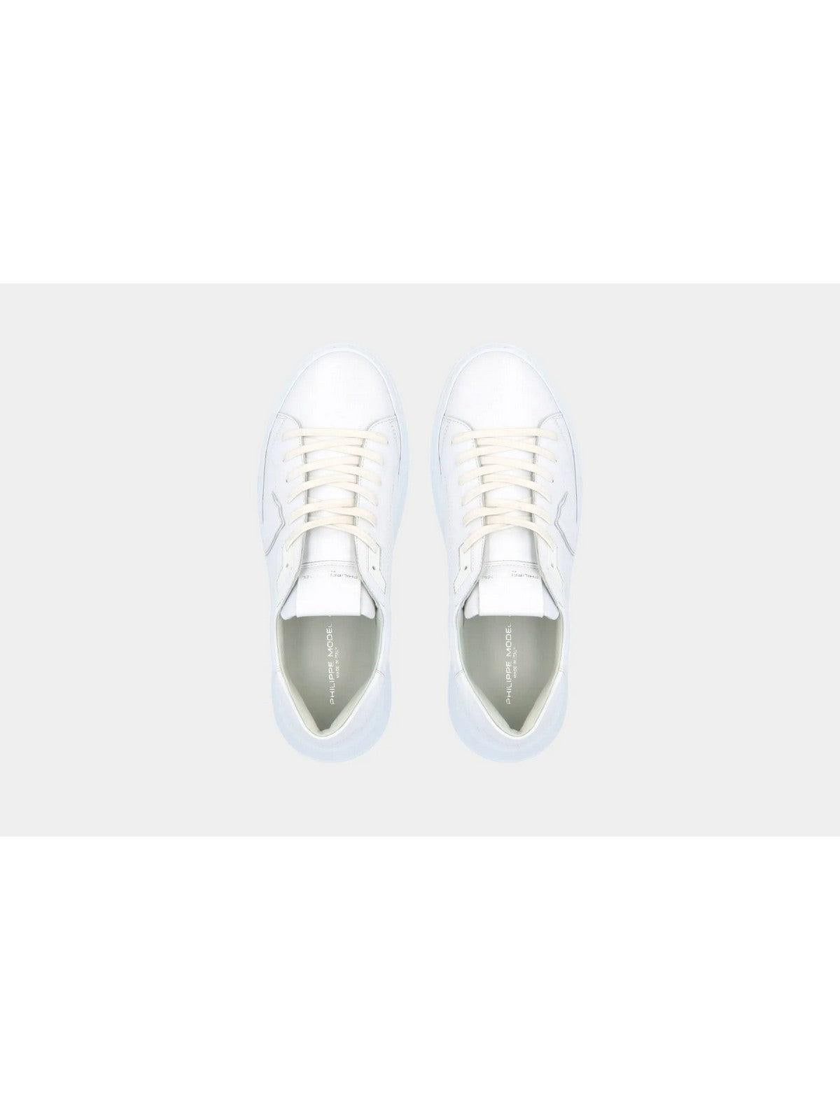 PHILIPPE MODEL Sneaker Uomo Temple low man BTLU V001 Bianco - Stilato