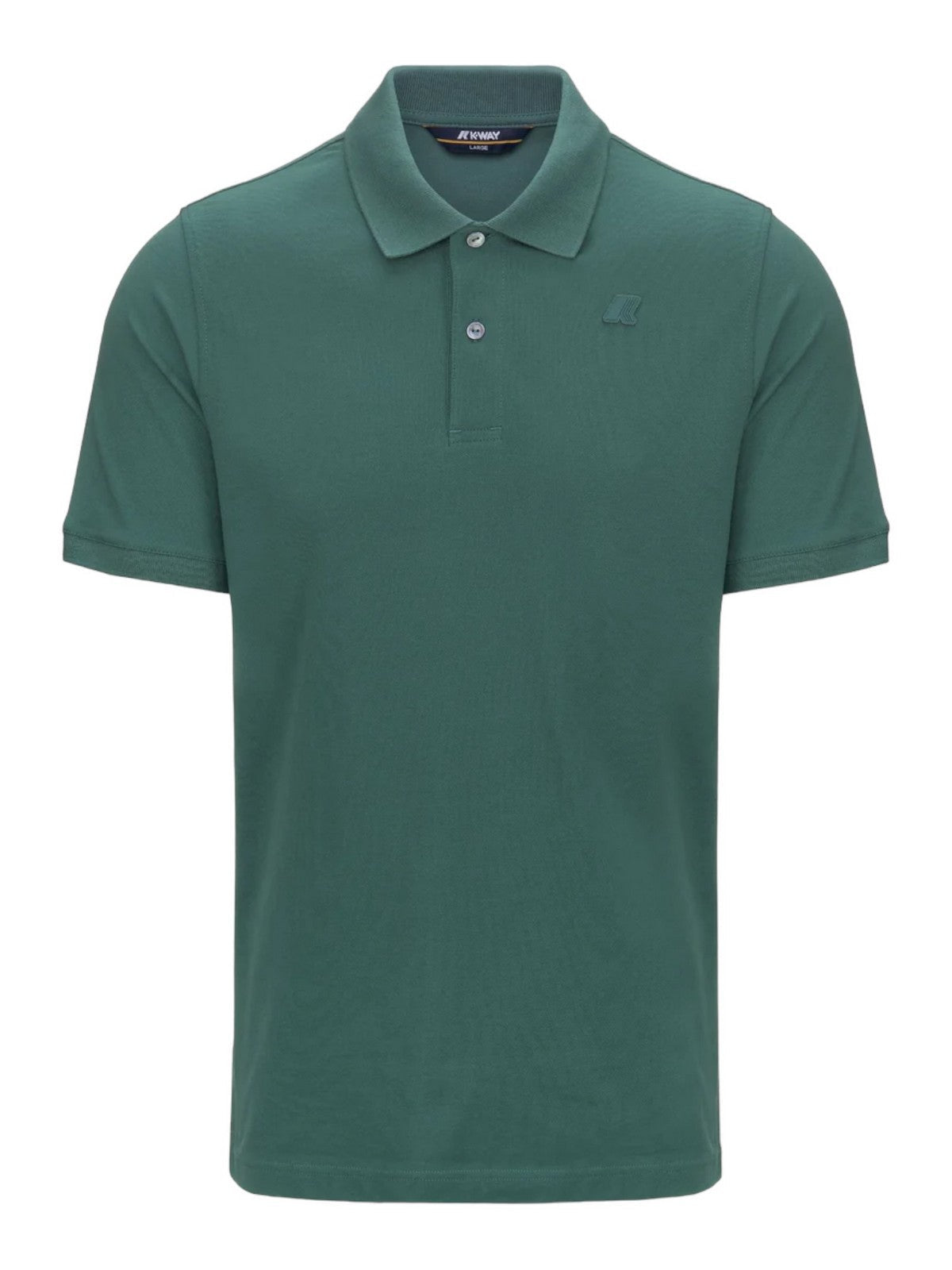 K-WAY T-Shirt e Polo Uomo Amedee K5127BW XE0 Verde - Stilato