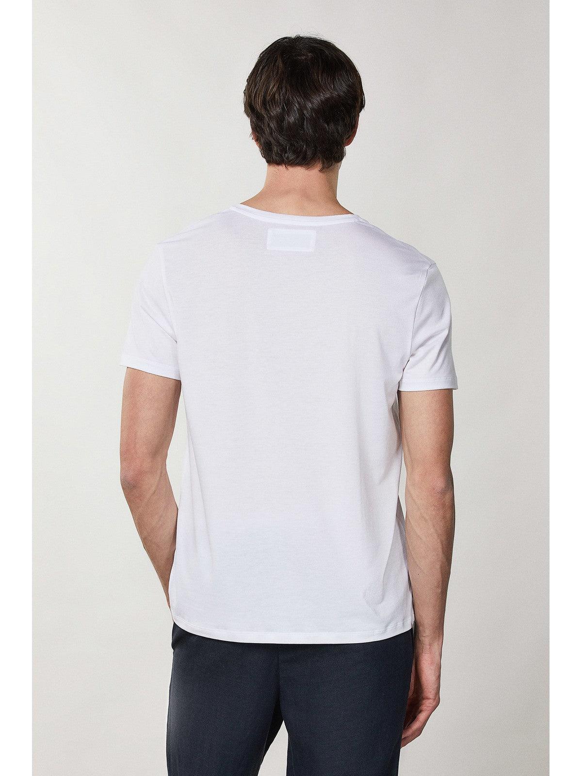 PATRIZIA PEPE T-Shirt e Polo Uomo 5M1267 JT23 W103 Bianco - Stilato