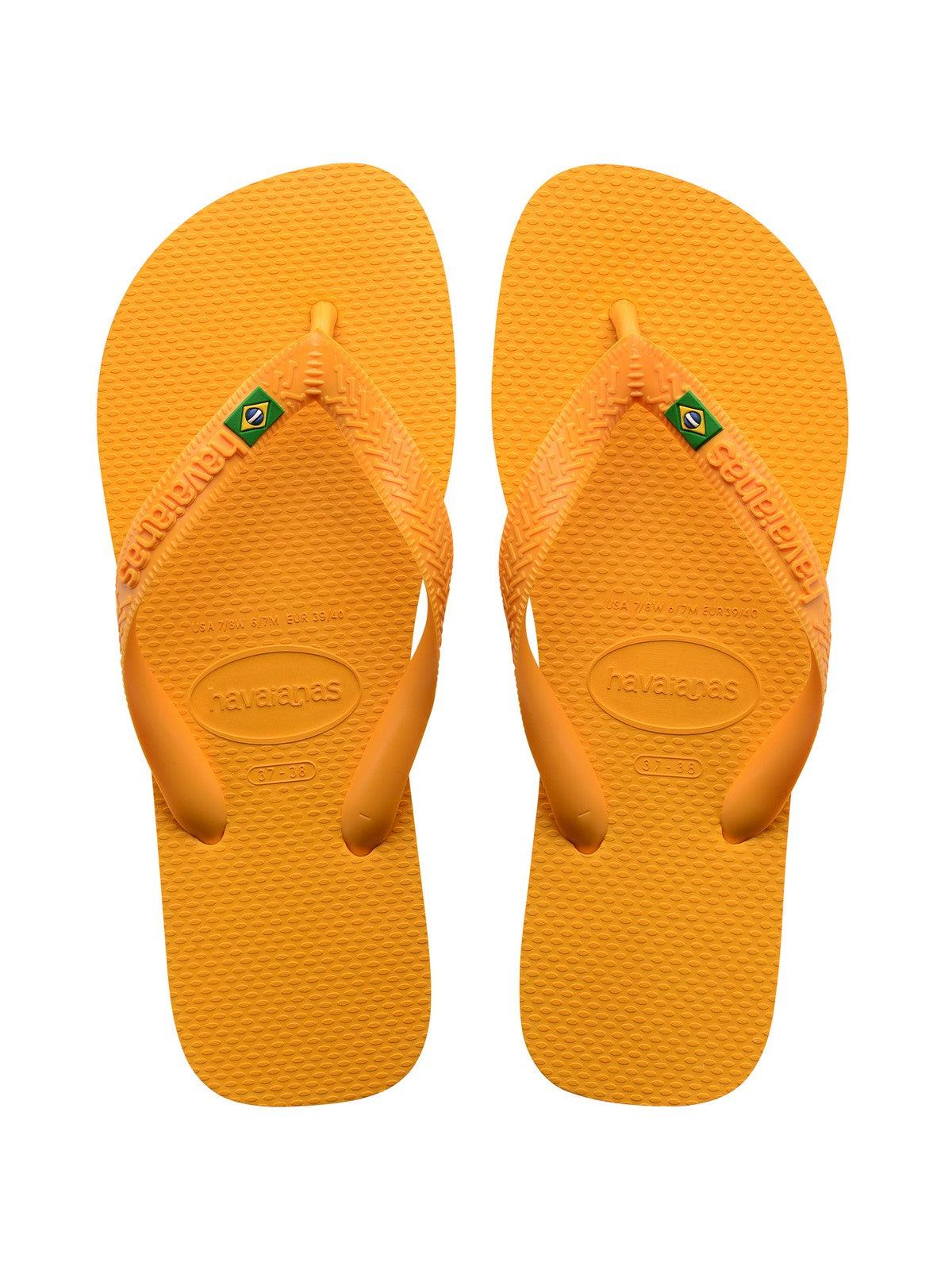 HAVAIANAS Infradito Unisex adulto Hav. Brasil 4000032.1740 Giallo - Stilato