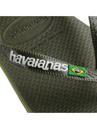 HAVAIANAS Infradito Unisex adulto Hav. Brasil logo 4110850.3058 Verde - Stilato