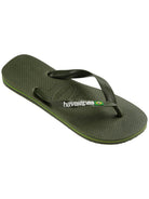 HAVAIANAS Infradito Unisex adulto Hav. Brasil logo 4110850.3058 Verde - Stilato