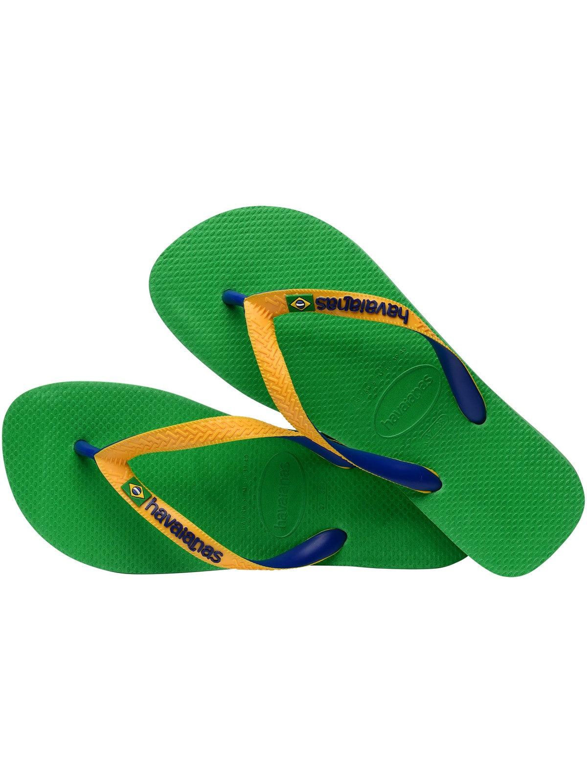 HAVAIANAS Infradito Unisex adulto Hav. Brasil mix 4123206.1985 Verde - Stilato