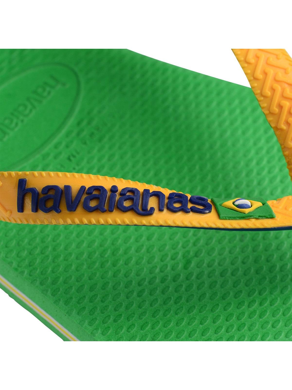 HAVAIANAS Infradito Unisex adulto Hav. Brasil mix 4123206.1985 Verde - Stilato